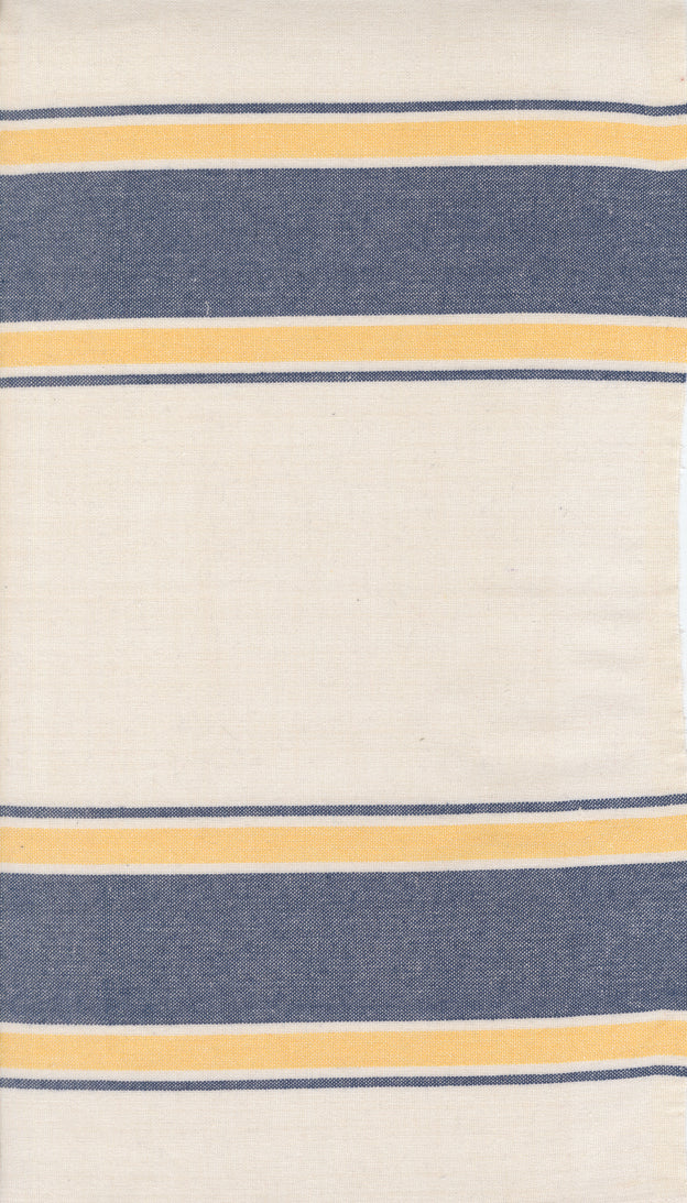 Summer Solstice Toweling CANARY NAUTICAL BLUE