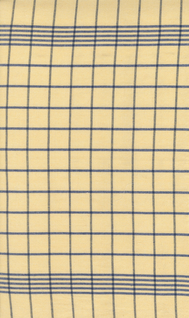 Summer Solstice Toweling CANARY CHECKS