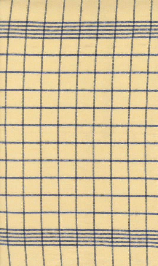 Summer Solstice Toweling CANARY CHECKS