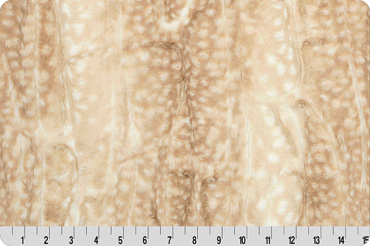 Luxe Cuddle Fawn Beige Fabric