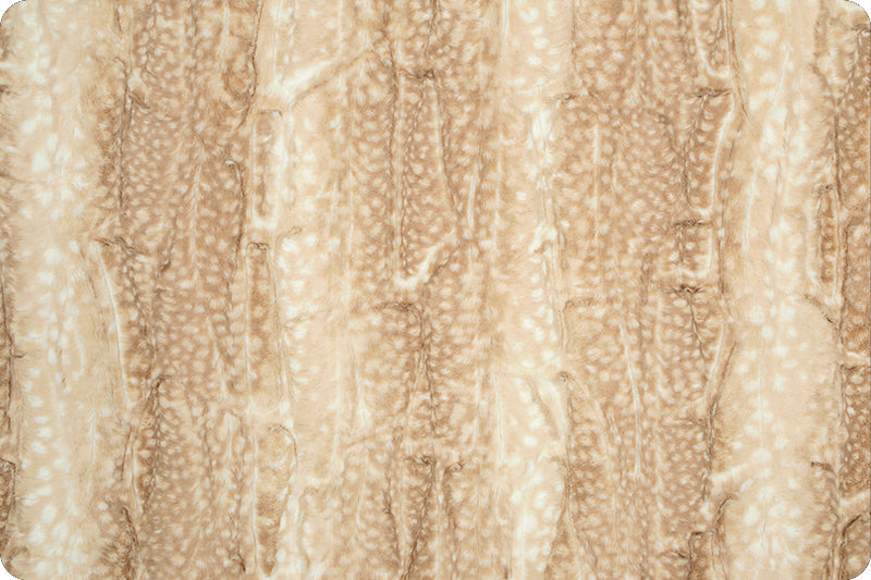 Luxe Cuddle Fawn Beige Fabric