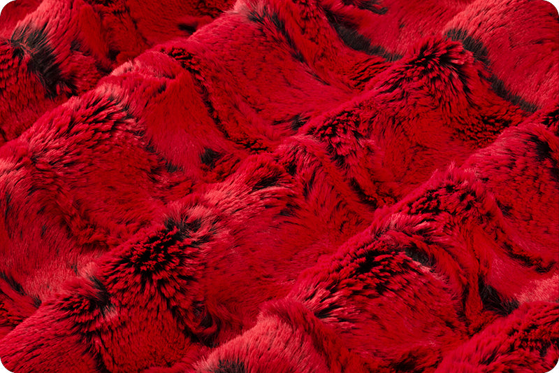 Luxe Cuddle Forest Fox Cardinal Fabric