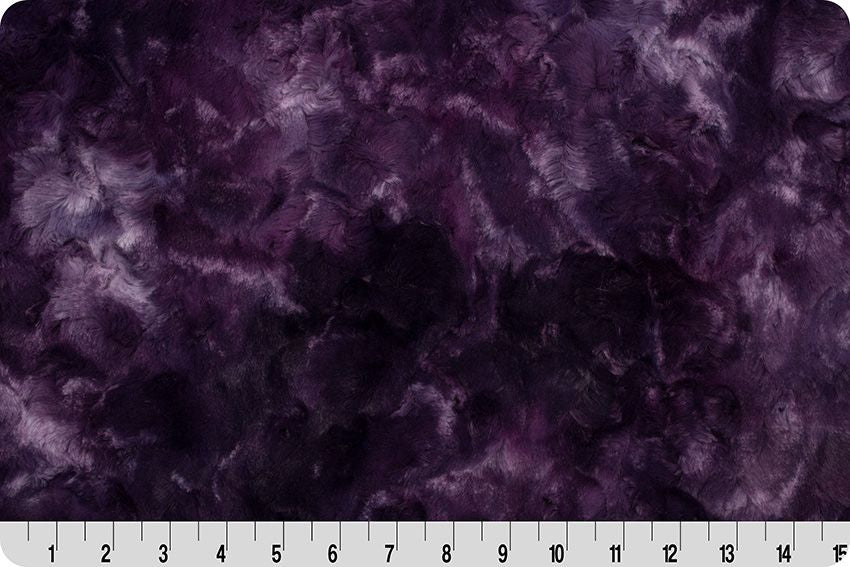 Luxe Cuddle Galaxy Plum Fabric