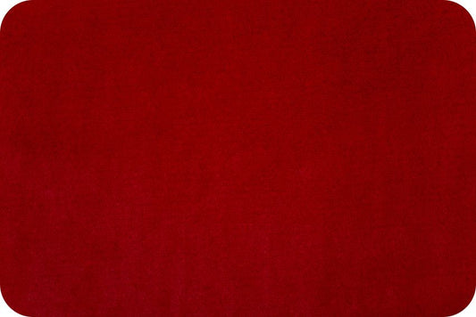 Luxe Cuddle Velvet Scarlet Fabric