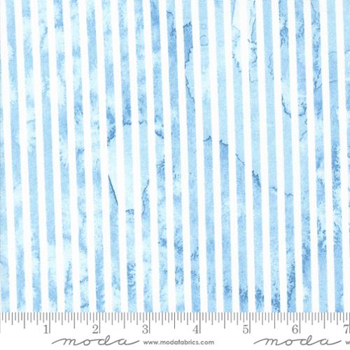 Line Dance Stripes Watercolor Sky Blue