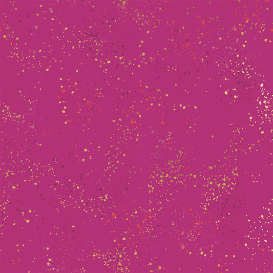 Fireglow Basics Blender Paint Splatter Flecks Berry by Rashida Coleman Hale for Moda Fabrics RS5027-62M