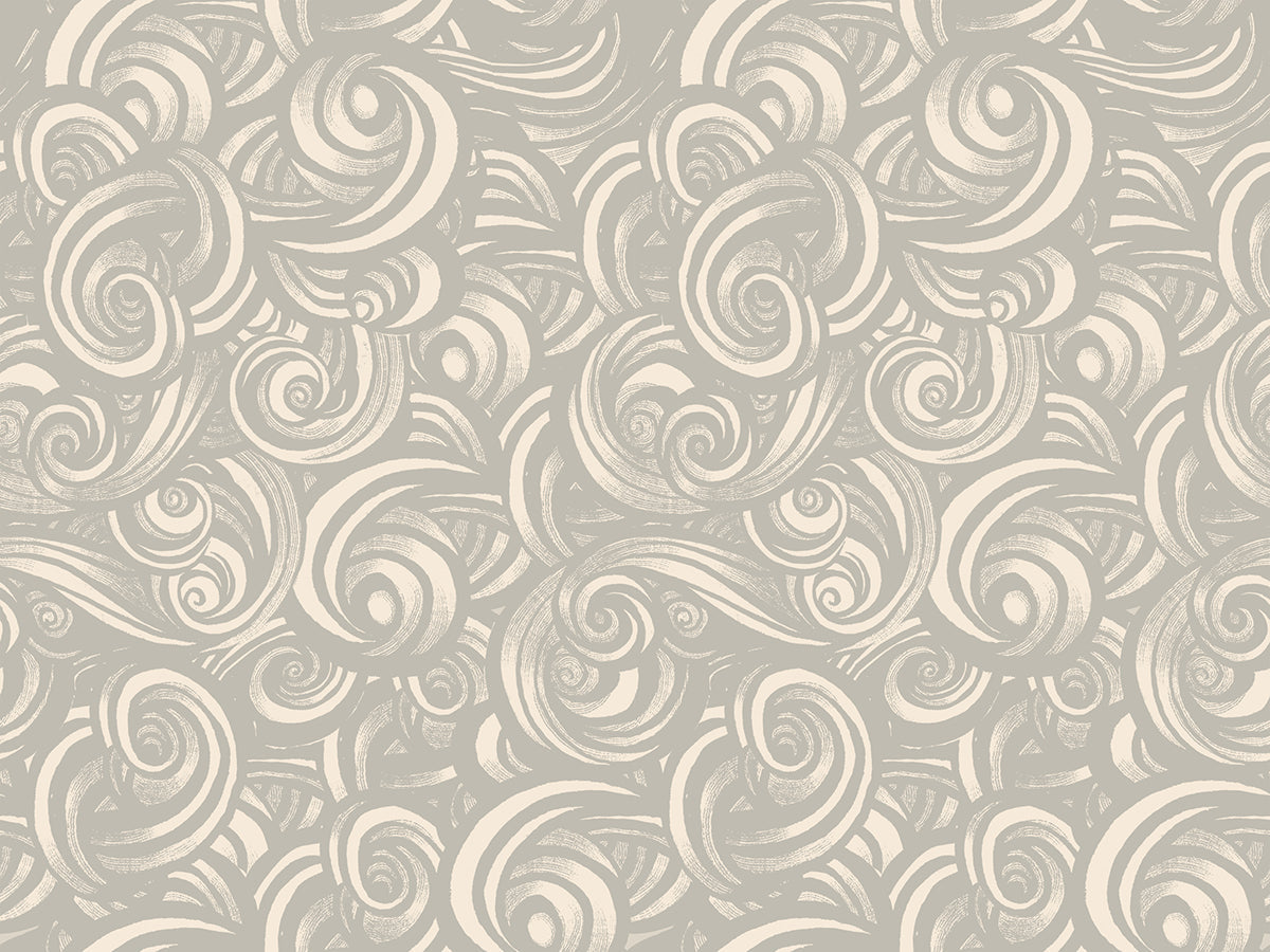 Fireglow Smoke Blenders Swirls Oyster by Sarah Watts for Moda Fabrics RS2135-11