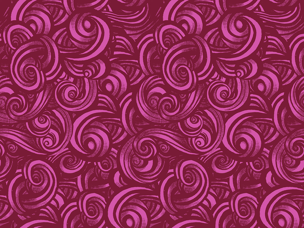 Fireglow Smoke Blenders Swirls Rose by Sarah Watts for Moda Fabrics RS2135-14