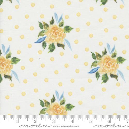 Rosey Dots Florals Watercolor Dots Roses