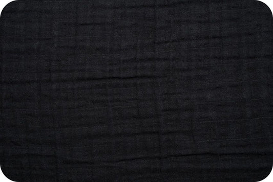 Solid Embrace Black Fabric